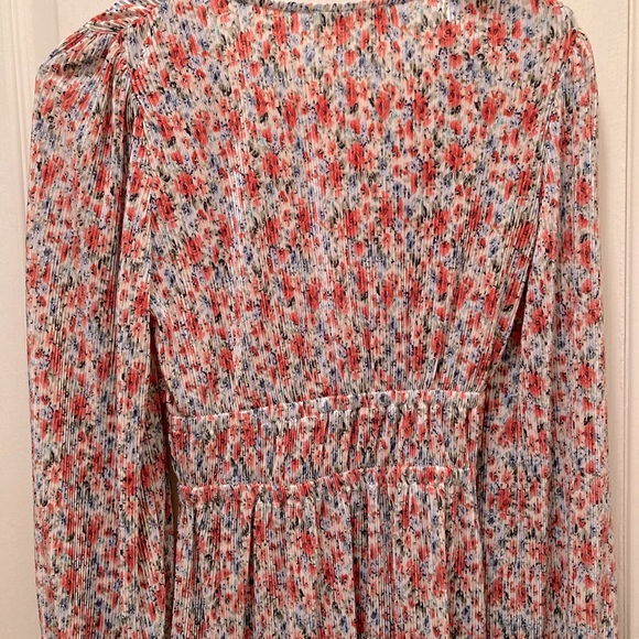 NWT Zara Floral pleats dress - size US S - Picture 5 of 11